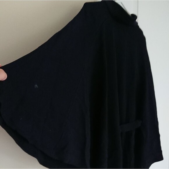 St. John wool Belted cape coat - Picture 6 of 11